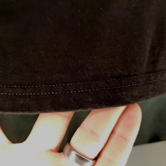 Tupac Poetic Justice Hip Hop Men's Long Sleeve Black T-Shirt Crew Neck Medium M - Picture 5 of 6